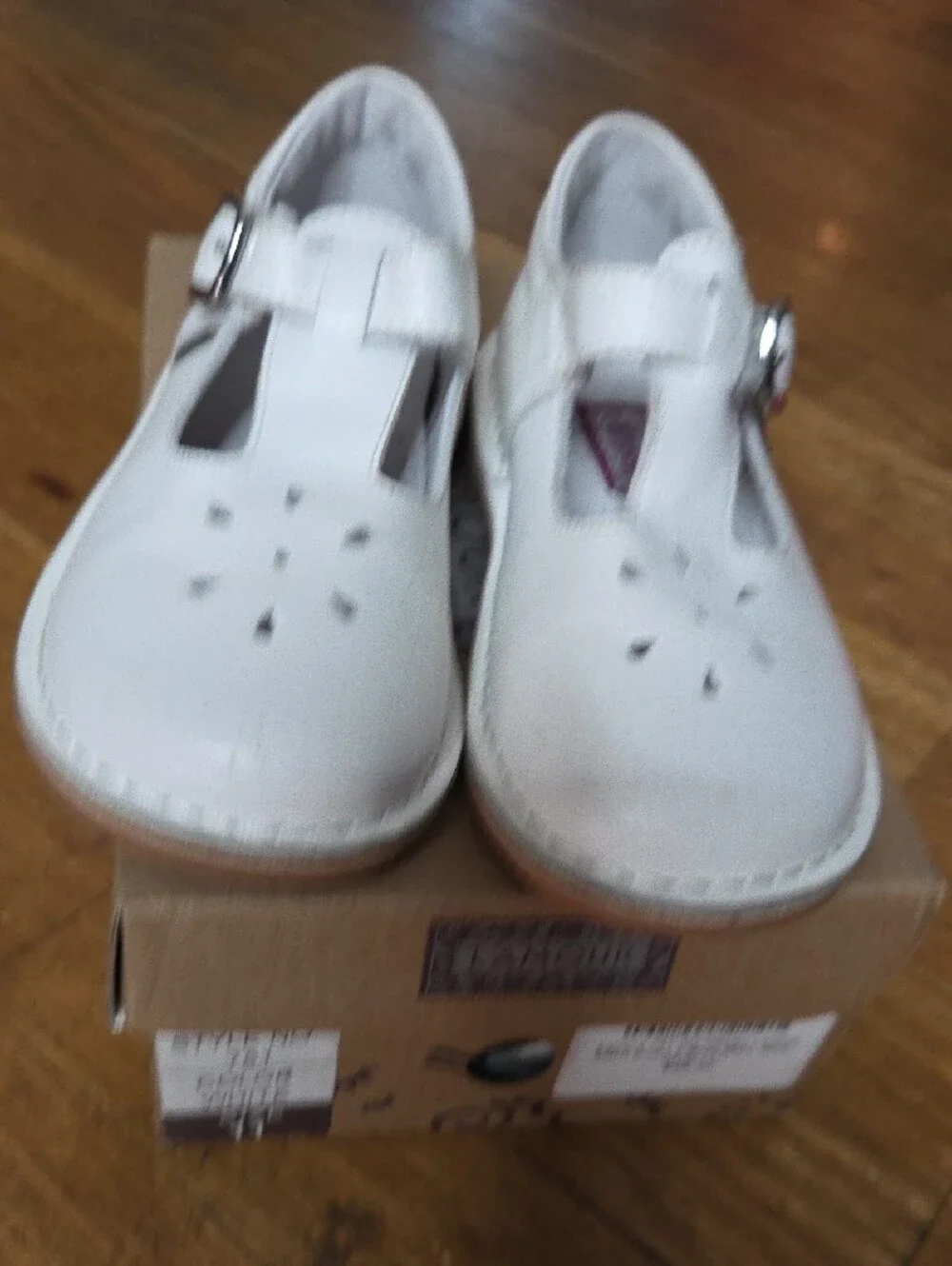 L'Amour | Classic White Girls' Mary Jane Leather Shoes